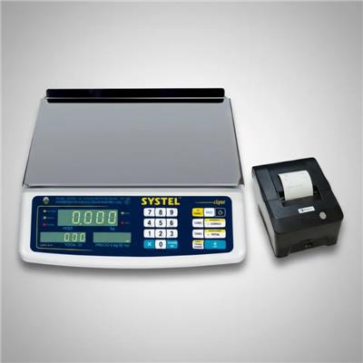 Combo Balanza Systel Clipse+ Impresor termico de ticket